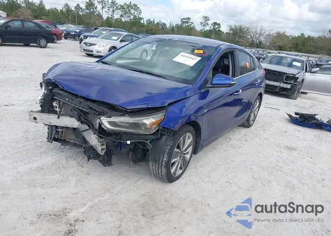 2019 Hyundai Ioniq Hybrid Limited z USA, uszkodzony, nr VIN KMHC85LC0KU130053